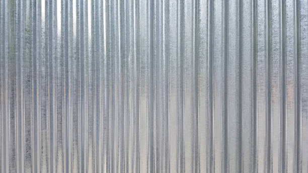 White Corrugated metal or zinc texture surface White Corrugated metal or zinc texture surface or galvanize steel in the vertical line background or texture rusty fence stock pictures, royalty-free photos & images