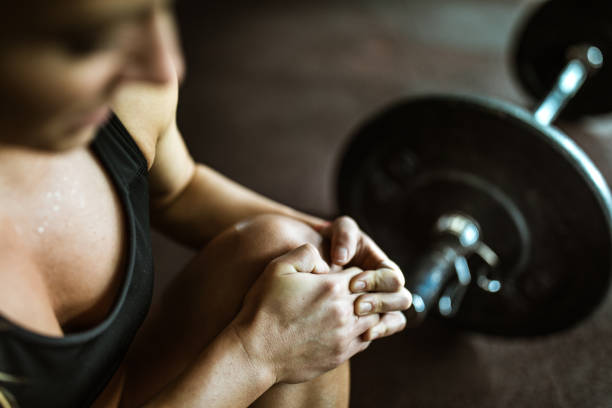 istock Pain in knee on sports training! 1151770426