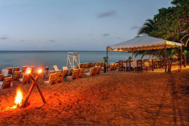バンブービーチ、オーチョリオス、ジャマイカ - オーチョリオス 写真 ストックフォトと画像