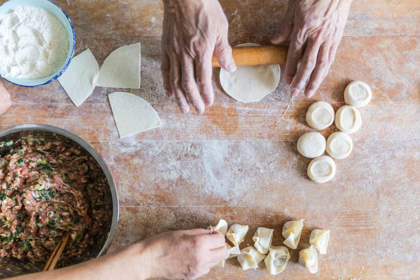 istock Homemade Cooking chinese Ravioli (Huntun Yuntun Wonton) 1151778863