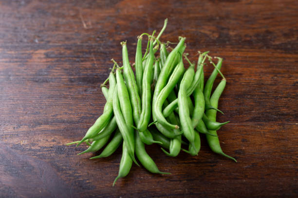 istock raw green asparagus beans. 1151779129