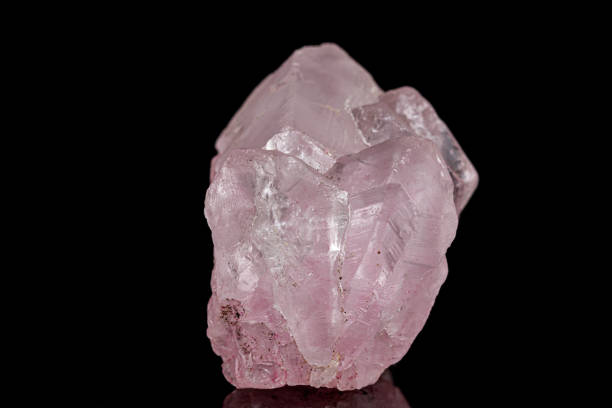 istock Macro stone mineral Fluorite on a black background 1151780076