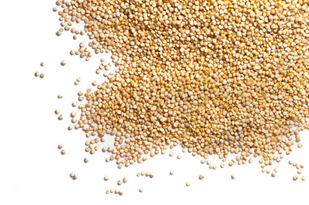 istock Quinoa white pile isolated on white 1151780685