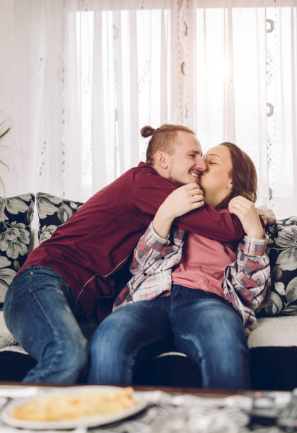istock Happy couple at home 1151782141