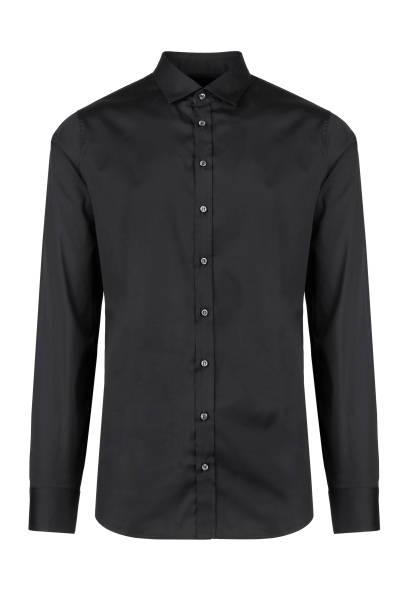 istock Black classic and business shirt with button 1151791071