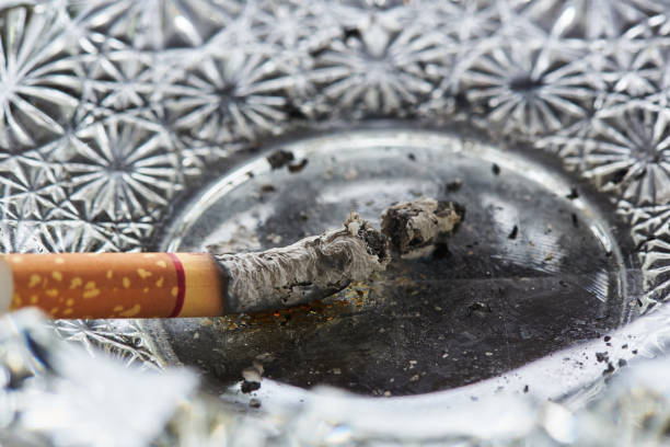 istock A cigarette butt and ash in the ashtray 1151792045
