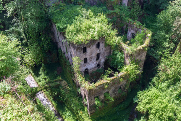 istock Old water mill at Sorrento, Italy. 1151792399