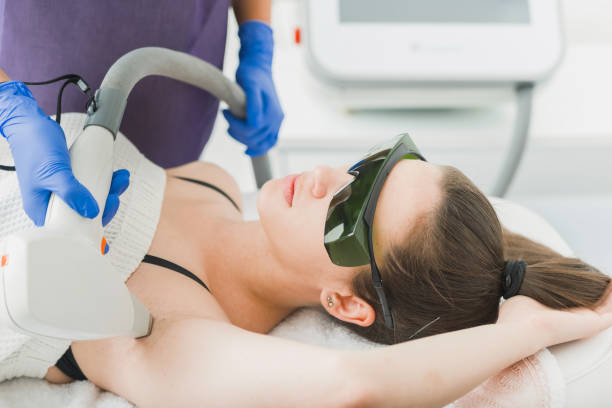 istock Laser hair removal treatment 1151795486