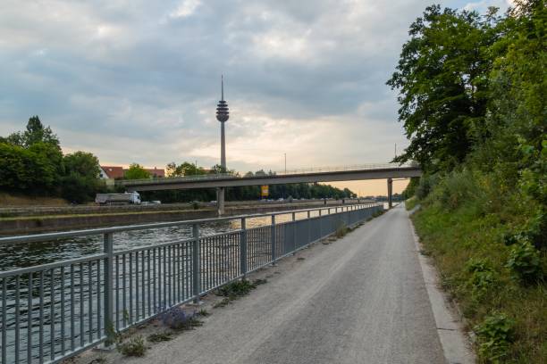 istock Television Tower Nuremberg behind Main Danube Canal 1151797166