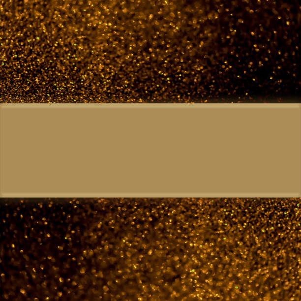 istock Gold banner template with glittering bokeh background 1151797327