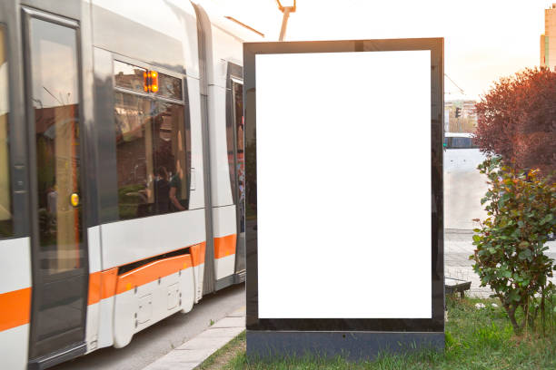istock Blank billboard in city traffic 1151799974