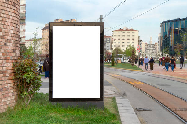 istock Blank billboard in city traffic 1151799990
