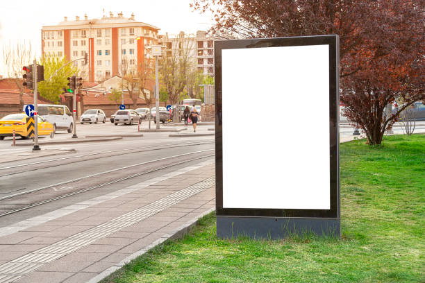 istock Blank billboard in city traffic 1151800005