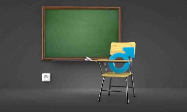 istock Male gender inside classroom 1151814261