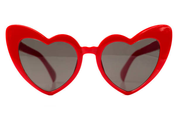 istock Red Heart Shape Cat Eye Sunglasses 1151814625