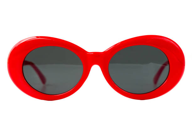 красный овальный бабочка солнцезащитные очки - frame ellipse photograph black стоковые фото и изображения
