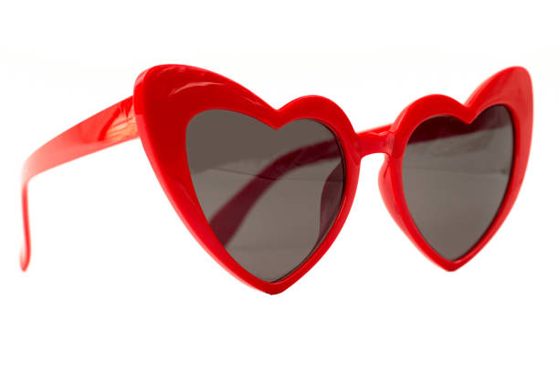 istock Red Heart Shape Cat Eye Sunglasses 1151815234