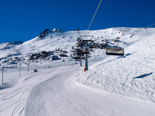 istock Savognin: region, snow-covered mountains and ski slopes 1151815318