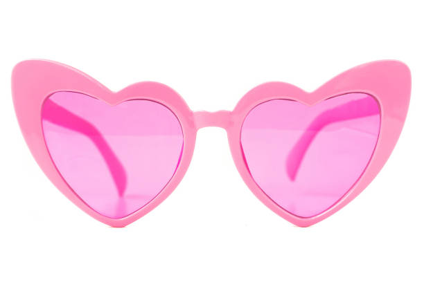 istock Pink Heart Shape Cat Eye Sunglasses 1151815728