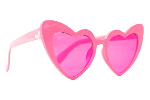 istock Pink Heart Shape Cat Eye Sunglasses 1151815733