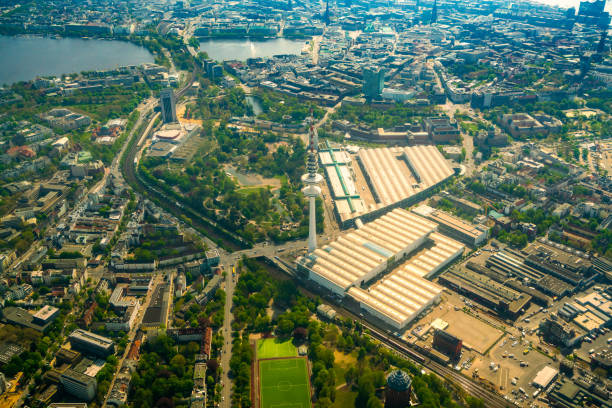 istock Aerial view Hamburger TV Tower 1151816513