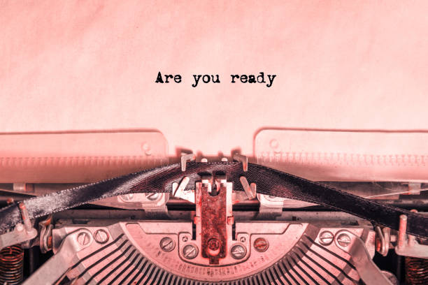 istock Are you ready printed on a sheet 1151817044