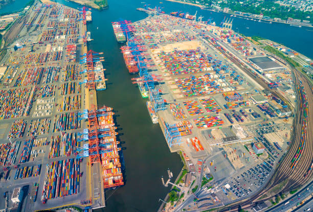 istock Port from the air 1151817152