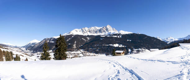 istock Savognin: region, snow-covered mountains and ski slopes 1151820211