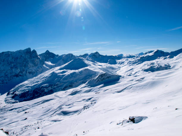 istock Savognin: region, snow-covered mountains and ski slopes 1151821220