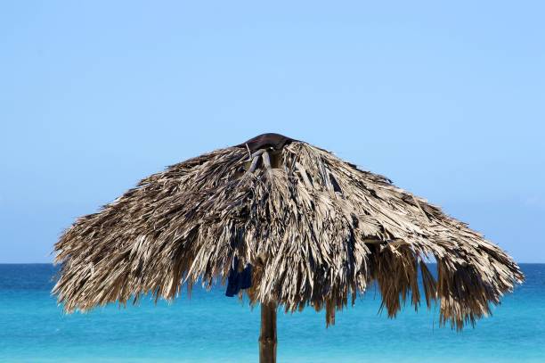 istock Umbrella on a beach, Varadero, Cuba. 1151822128