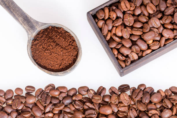 istock Roasted and ground coffee on the table - Coffea 1151828955