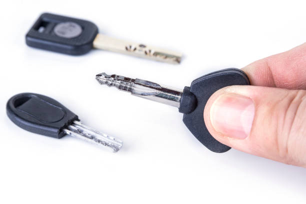 istock Special keys for property protection. Safety lock concept 1151829149