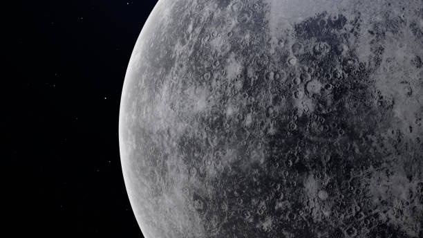 istock Planet Mercury. 3D illustration with detailed planet surface 1151829732