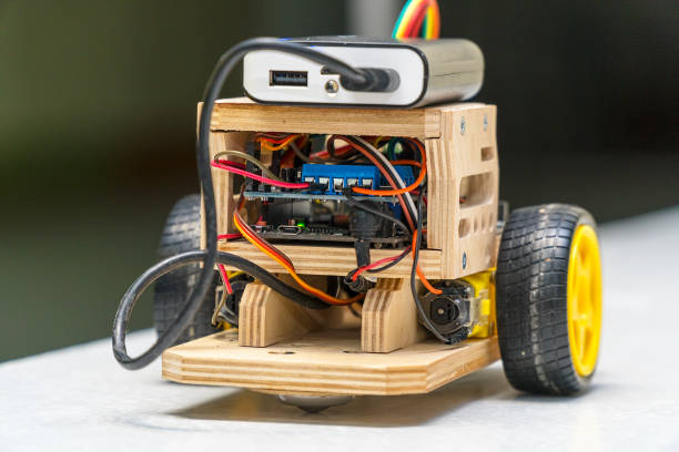 istock Designs the handmade model of the machine or car 1151834530