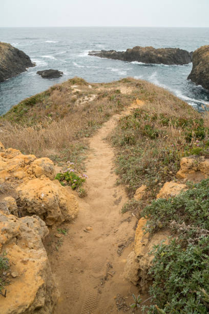 istock Ocean bay landscape with cliffs and islands 1151834825