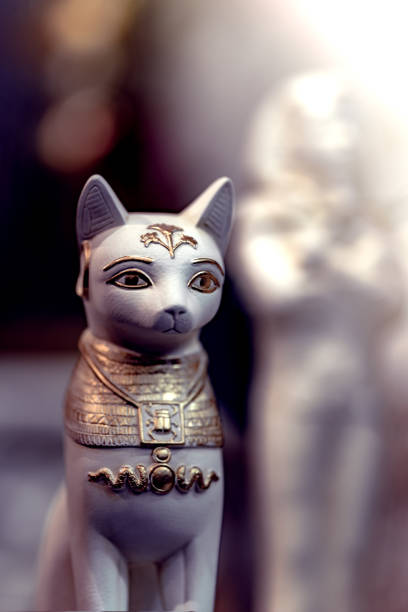 istock Statuette of a cat in the Egyptian style 1151836471