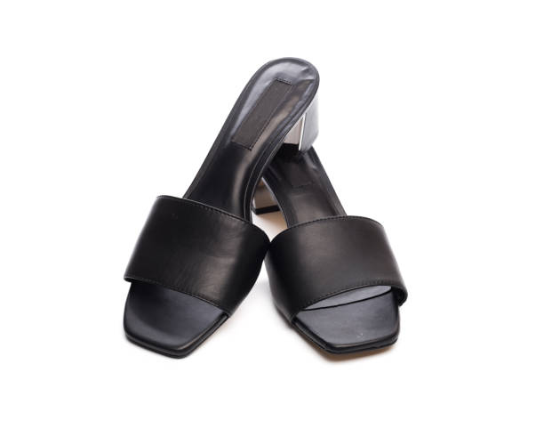 istock Womans summer  leather sandals isolated on white background - Image 1151840267