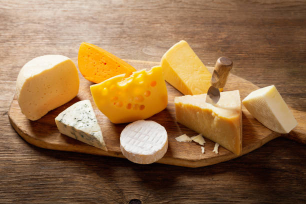 istock various types of cheese on wooden board 1151841013
