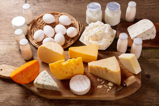 istock various types of dairy products on rustic wooden table 1151841027