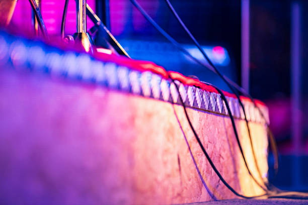 Stage stairs in the nightclub
