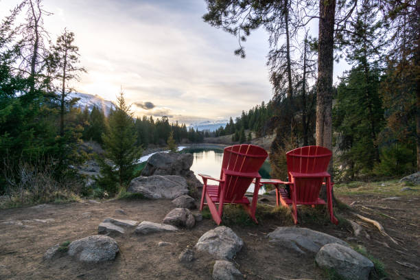 istock Red Chairs at Jasper National Park 1151845259