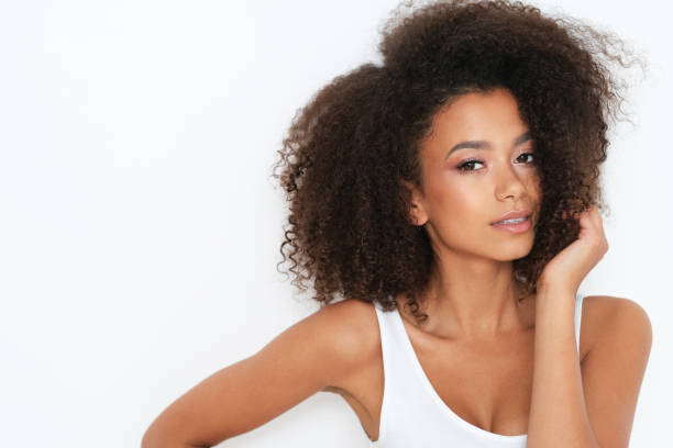 istock Beautiful young black woman. 1151850232
