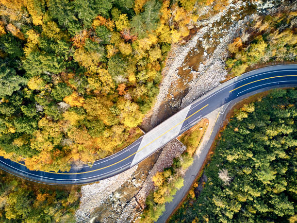 istock Scenic winding highway in autumn 1151851931
