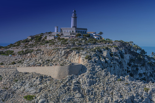 The lighthouse Formentor on the island of Majorca, Spain