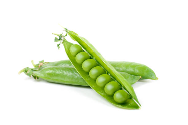 istock green peas in pods on a white background 1151853306