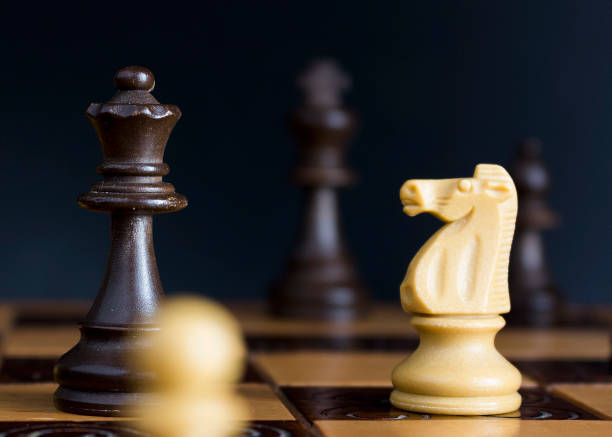 istock Chess photographed on a chessboard 1151857222