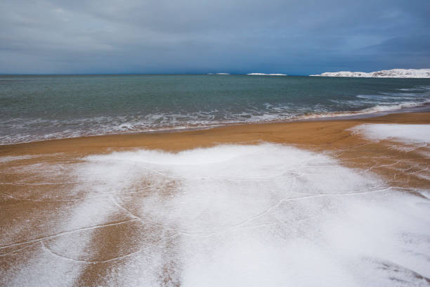 istock Barents Sea. Kola Peninsula winter landscape 1151866678