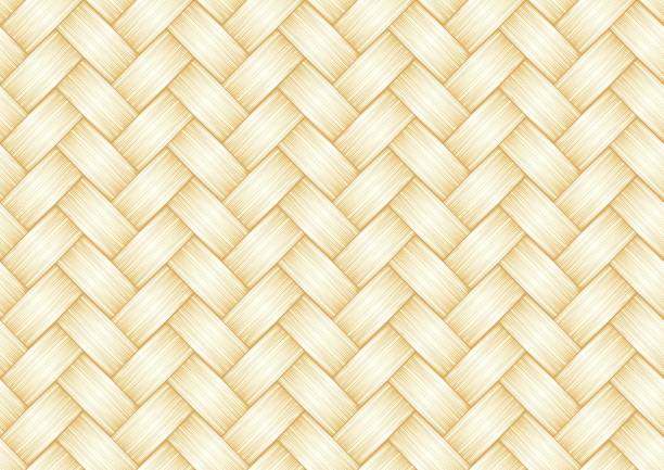 background Straw background. Seamless pattern. woven stock illustrations