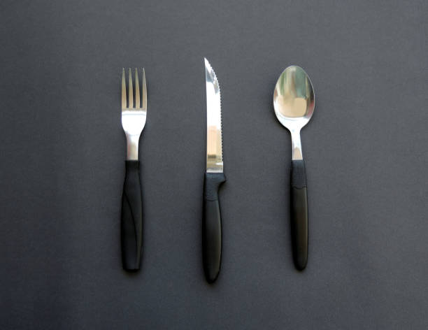 istock Cutlery set with Fork, Knife and Spoon 1151868239