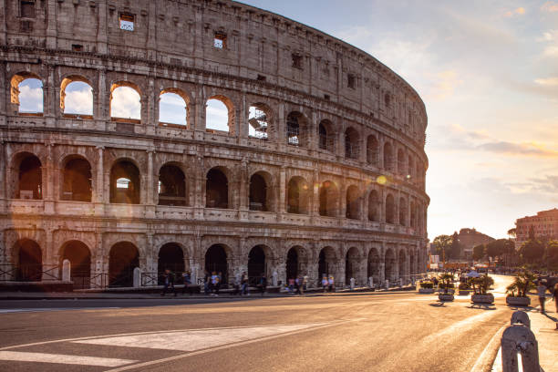 istock Rome Colosseum in a beautiful light at sunset 1151869252